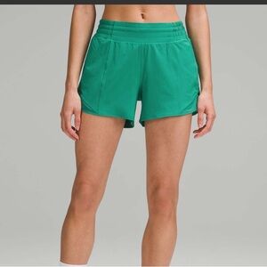 Lululemon Hotty Hot Shorts Cascadia Green